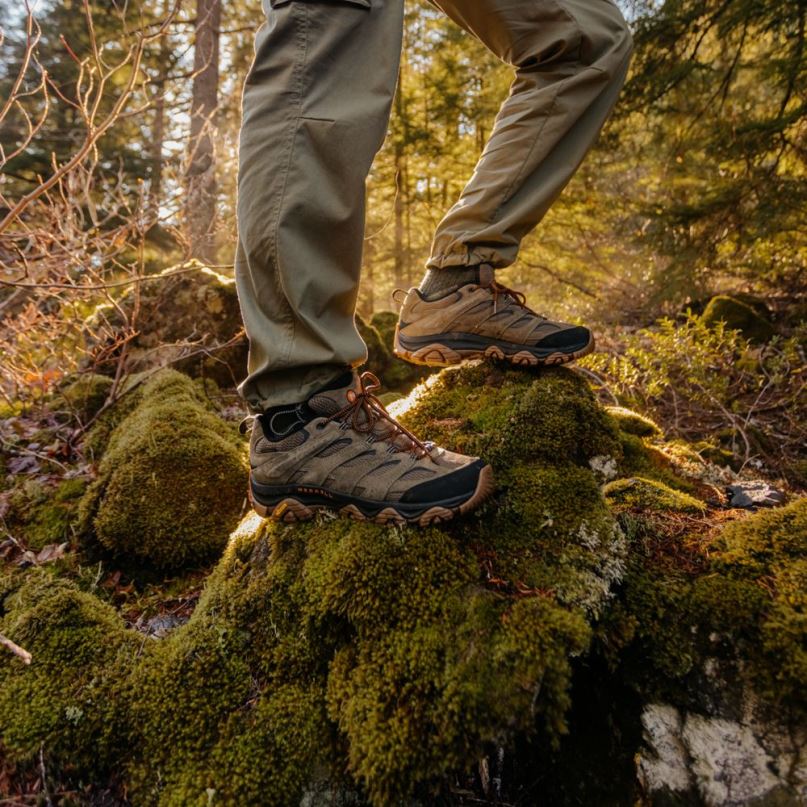 férfiak Merrell oliva/gumi moab 3 vízálló cipő H06N076