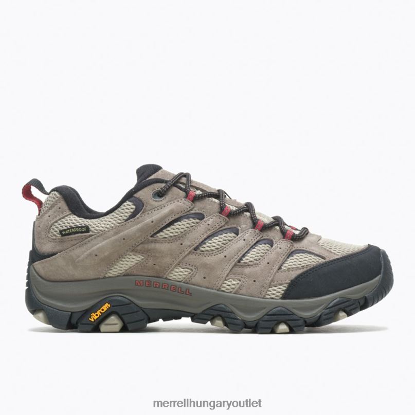 férfiak Merrell sötétbarna moab 3 vízálló széles szélesség cipő H06N0368