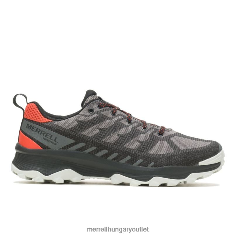 férfiak Merrell szén/mandarin speed eco vízálló cipő H06N073