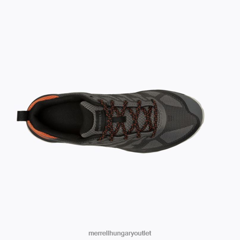férfiak Merrell szén/mandarin speed eco vízálló cipő H06N073