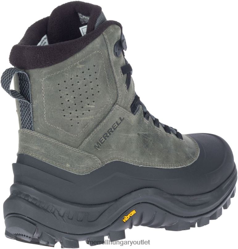 férfiak Merrell szürke thermo overlook 2 mid vízálló cipő H06N0707