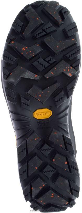 férfiak Merrell szürke thermo overlook 2 mid vízálló cipő H06N0707