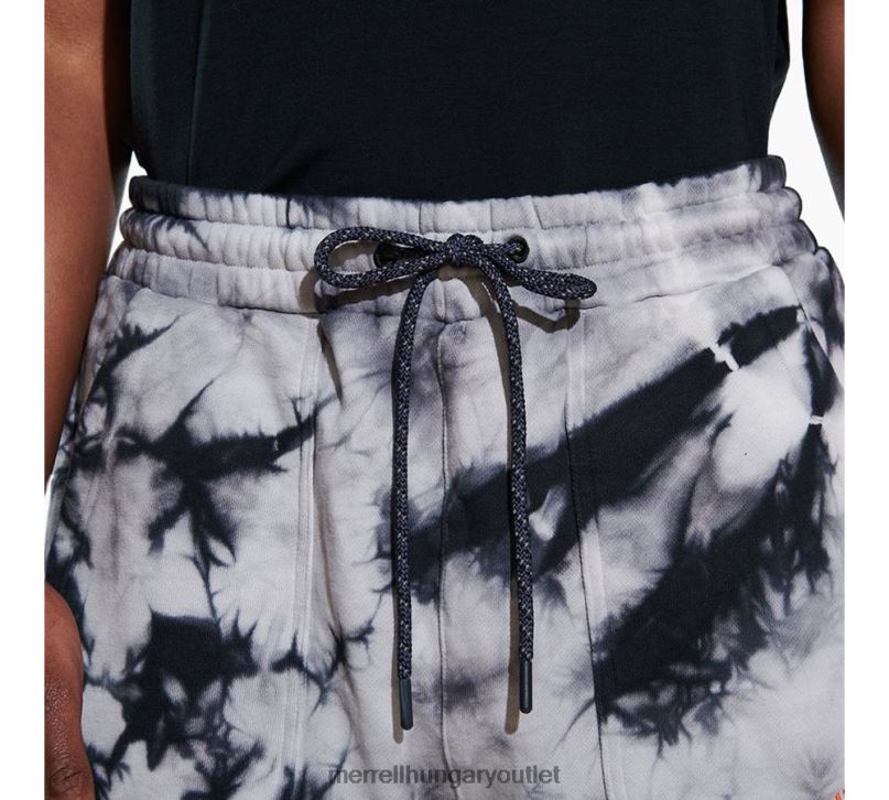 férfiak Merrell fekete nyakkendőfesték cserkész rövid ruhák H06N0762