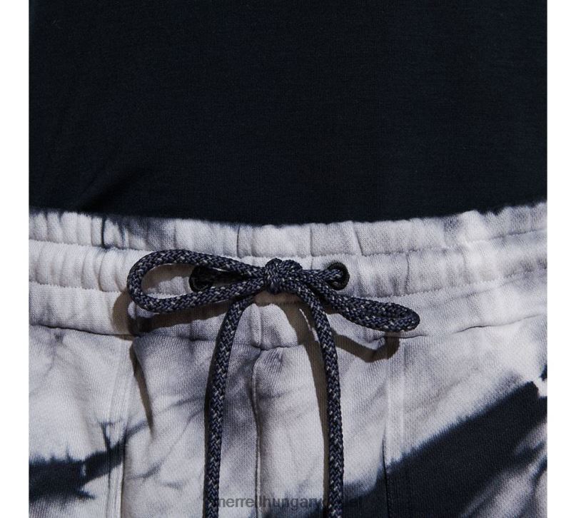 férfiak Merrell fekete nyakkendőfesték cserkész rövid ruhák H06N0762