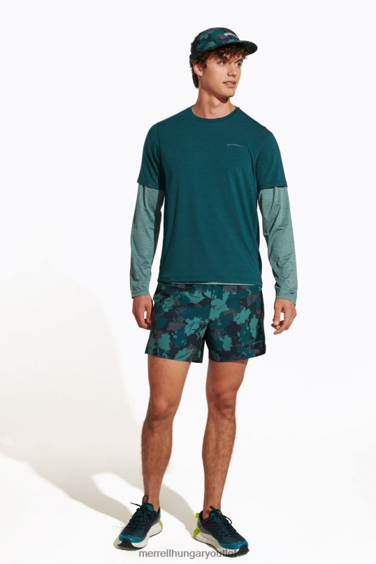 férfiak Merrell tengeri moha mindennapi póló tencellel ruhák H06N0149