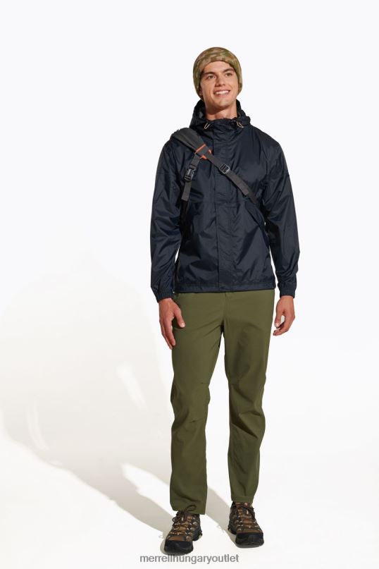 férfiak Merrell fekete fallon esőhéj ruhák H06N0472