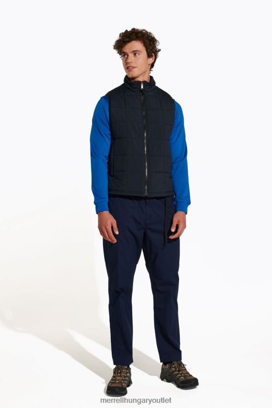 férfiak Merrell fekete terep szigetelt mellény ruhák H06N0745