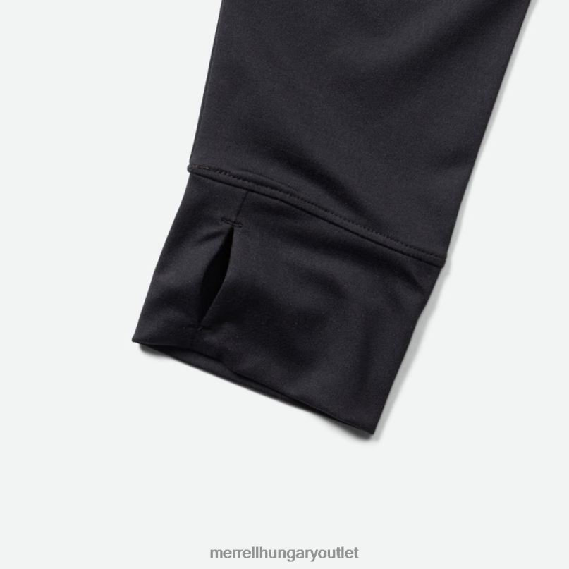 férfiak Merrell fekete nyomvonal futó középréteg ruhák H06N0739