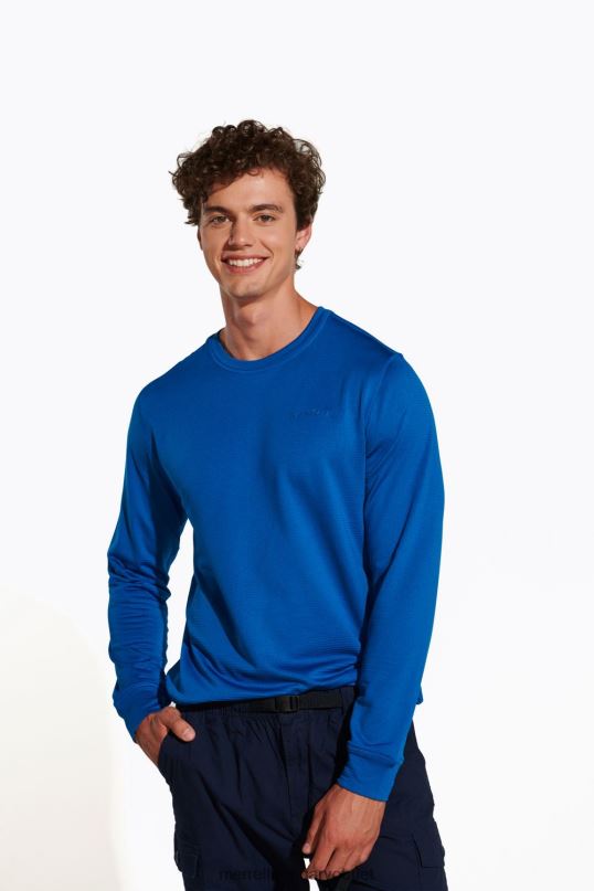 férfiak Merrell kék geotex legénysége ruhák H06N0768