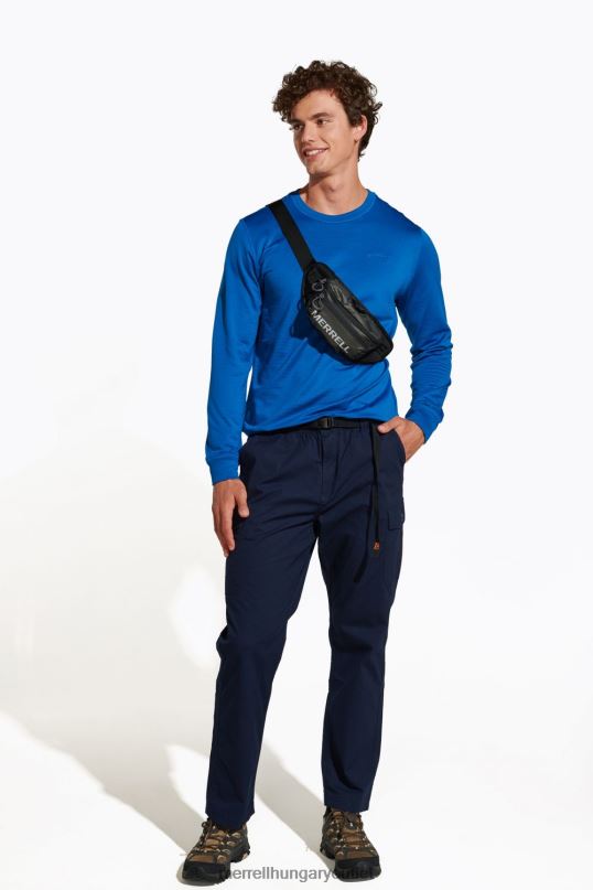 férfiak Merrell kék geotex legénysége ruhák H06N0768