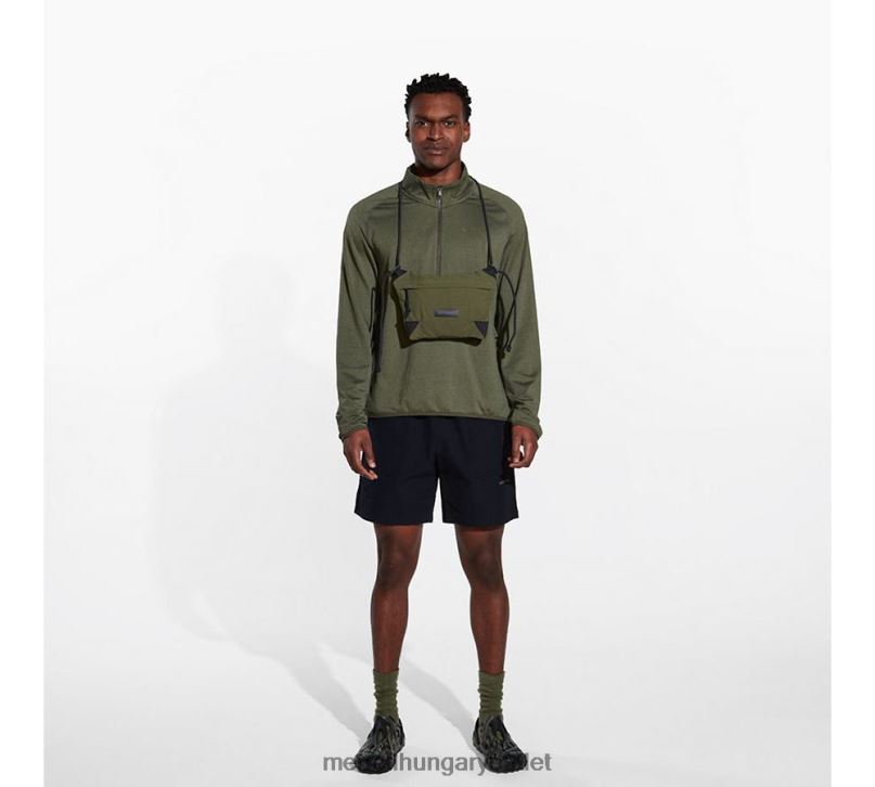 férfiak Merrell poros olajbogyó hanga geotex 1/4 cipzár ruhák H06N0415