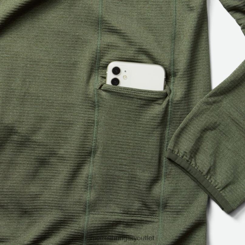 férfiak Merrell poros olajbogyó hanga geotex teljes cipzáras kapucnis pulcsi ruhák H06N0551