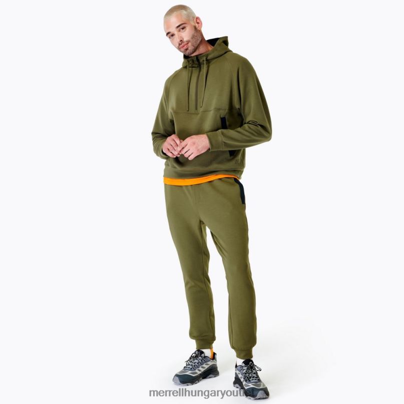 férfiak Merrell poros olajbogyó lendületes kapucnis ruhák H06N0159