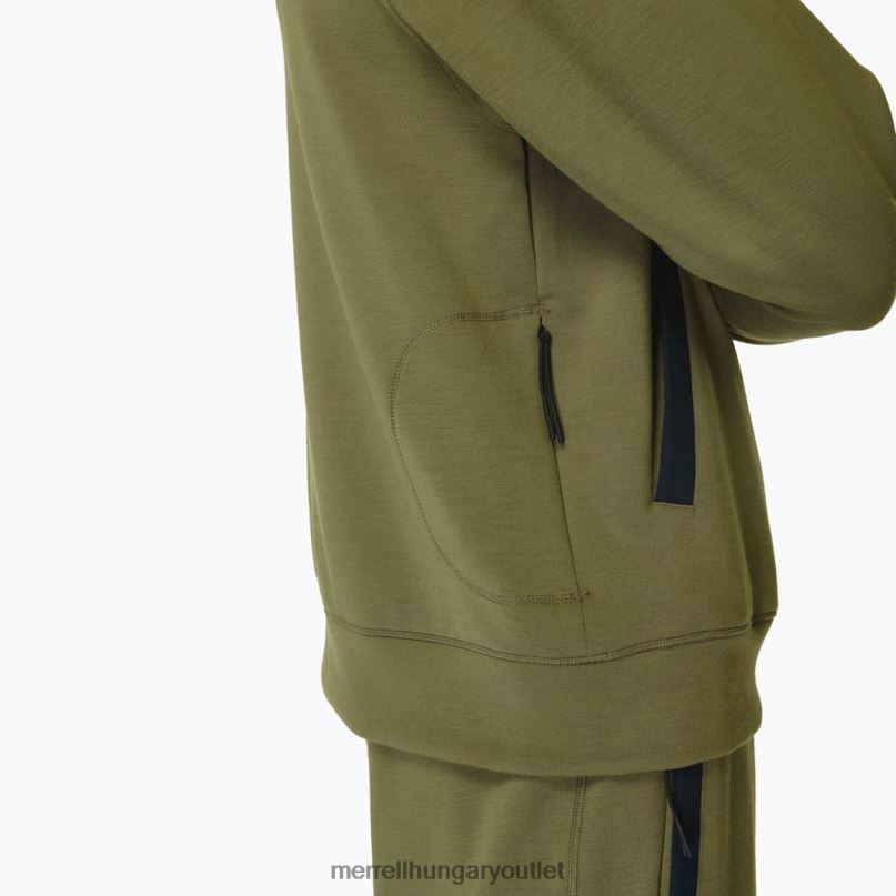 férfiak Merrell poros olajbogyó lendületes kapucnis ruhák H06N0159