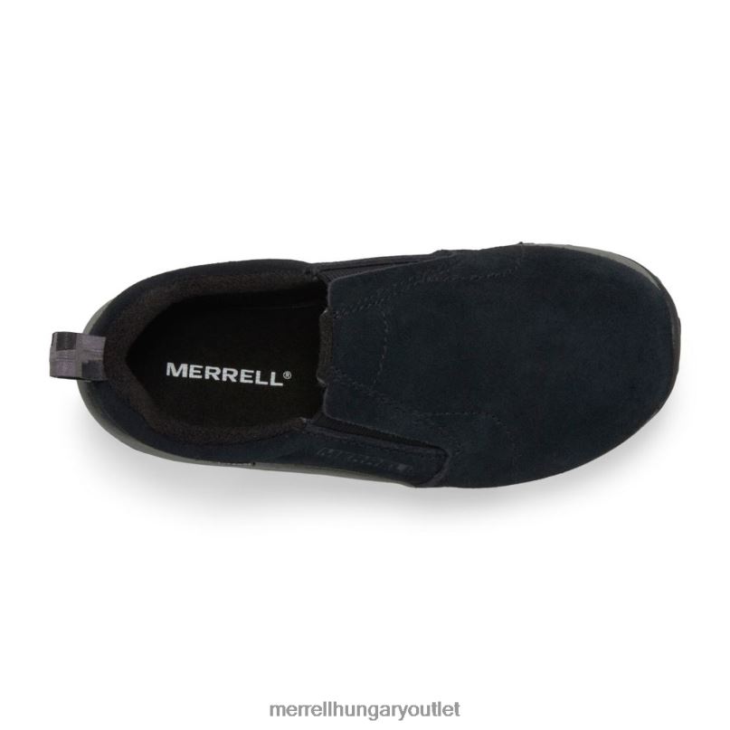 gyerekek Merrell fekete jungle moc fagyos vízálló cipő H06N01491