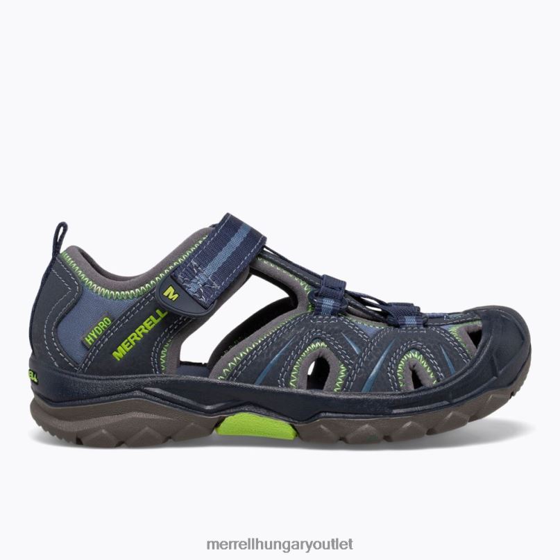 gyerekek Merrell sötétkék/zöld hidroszandál cipő H06N01408