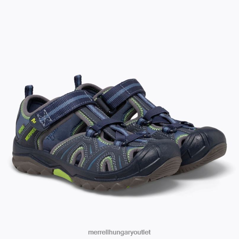 gyerekek Merrell sötétkék/zöld hidroszandál cipő H06N01408