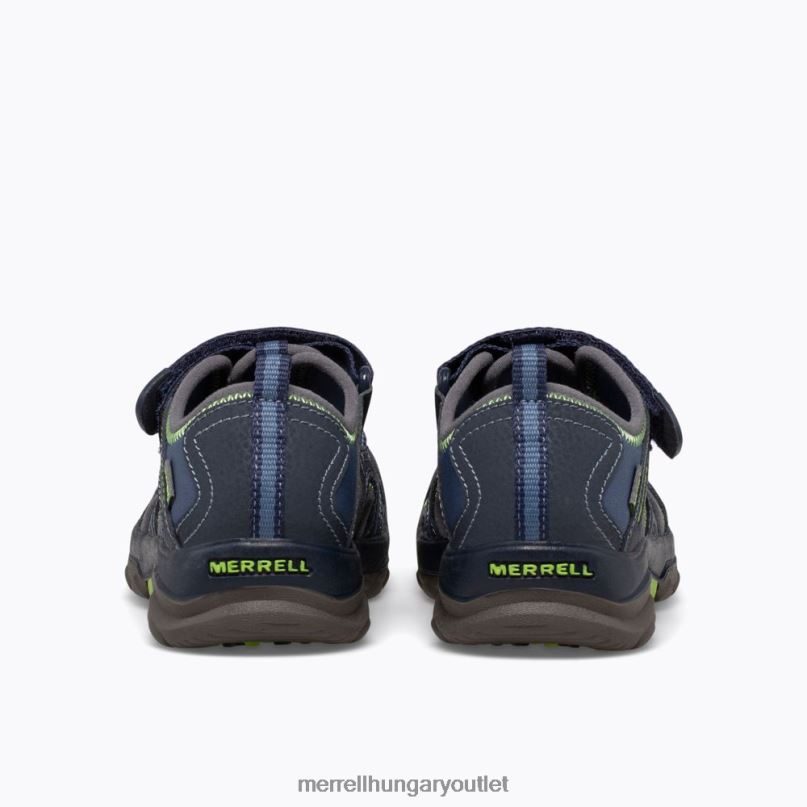 gyerekek Merrell sötétkék/zöld hidroszandál cipő H06N01408