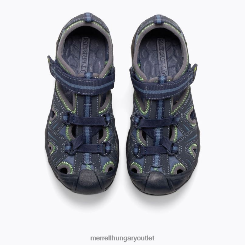 gyerekek Merrell sötétkék/zöld hidroszandál cipő H06N01408