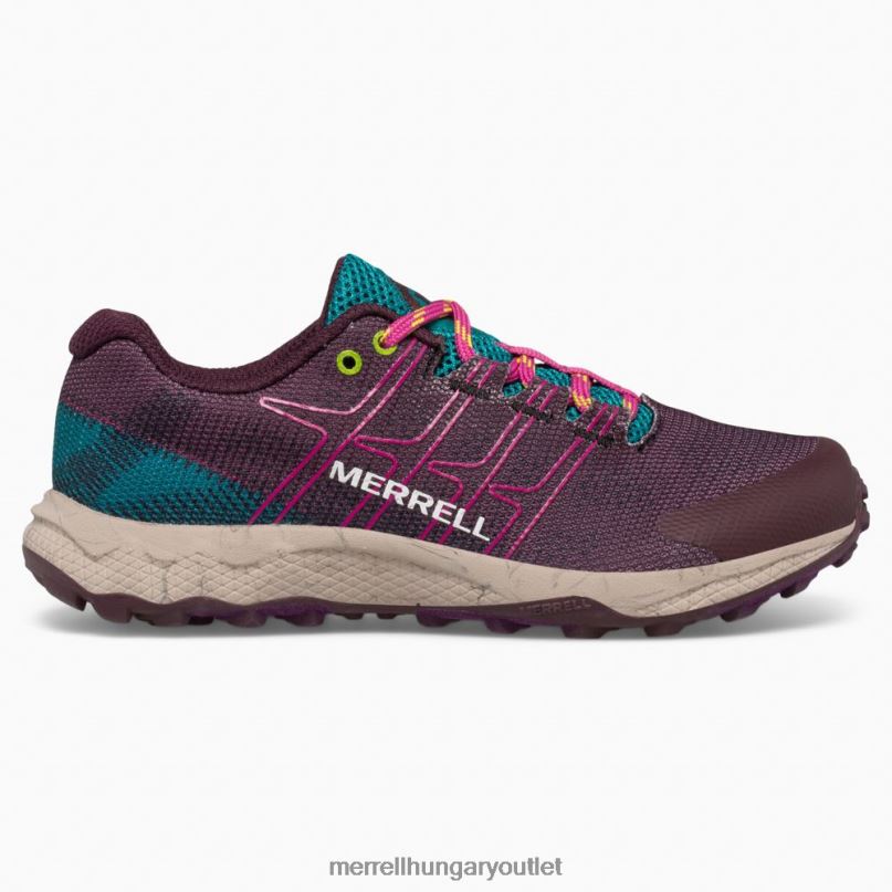 gyerekek Merrell bordó moab járat alacsony cipő H06N01436