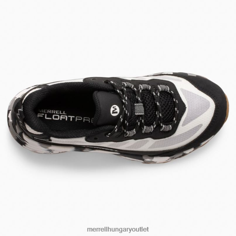 gyerekek Merrell fekete-fehér moab sebesség alacsony vízálló cipő H06N01373