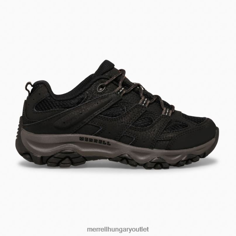 gyerekek Merrell fekete moab 3 alacsony fűzős cipő cipő H06N01428
