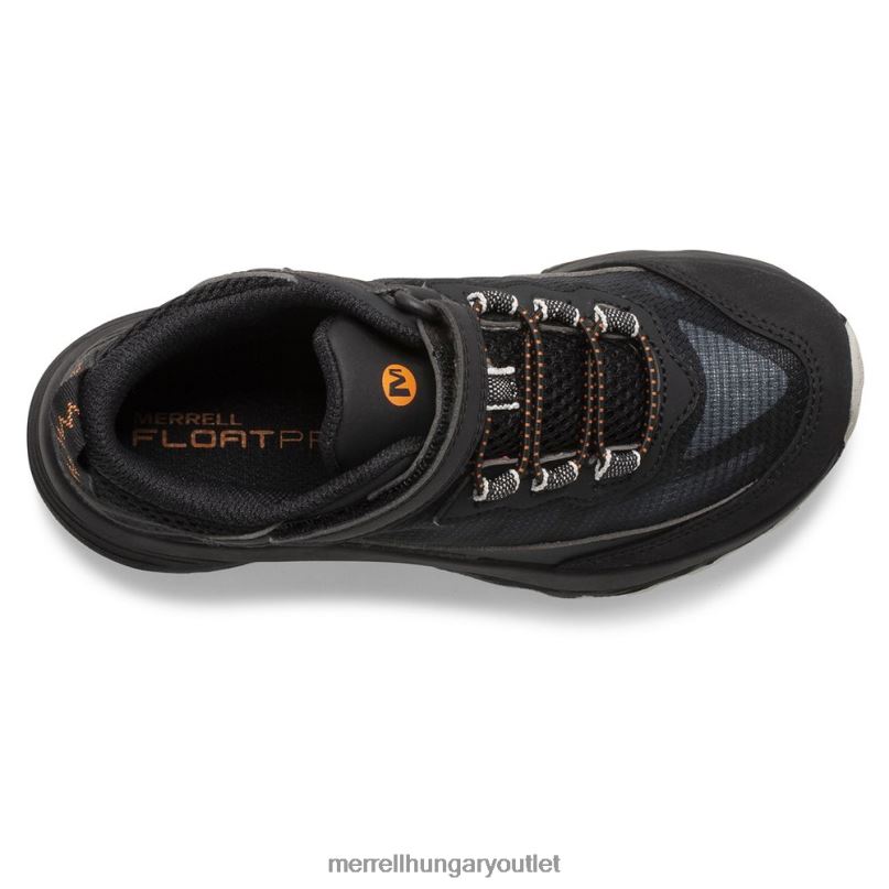 gyerekek Merrell fekete moab sebesség mid légkondicionálás vízálló cipő H06N01385
