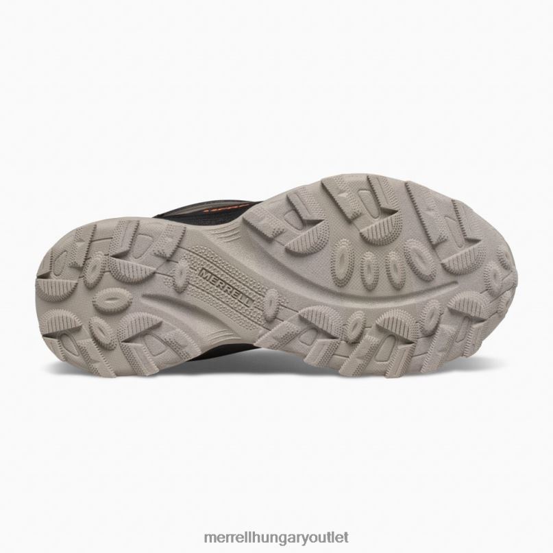 gyerekek Merrell fekete moab sebesség mid vízálló cipő H06N01378