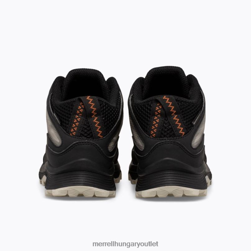 gyerekek Merrell fekete moab sebesség mid vízálló cipő H06N01378
