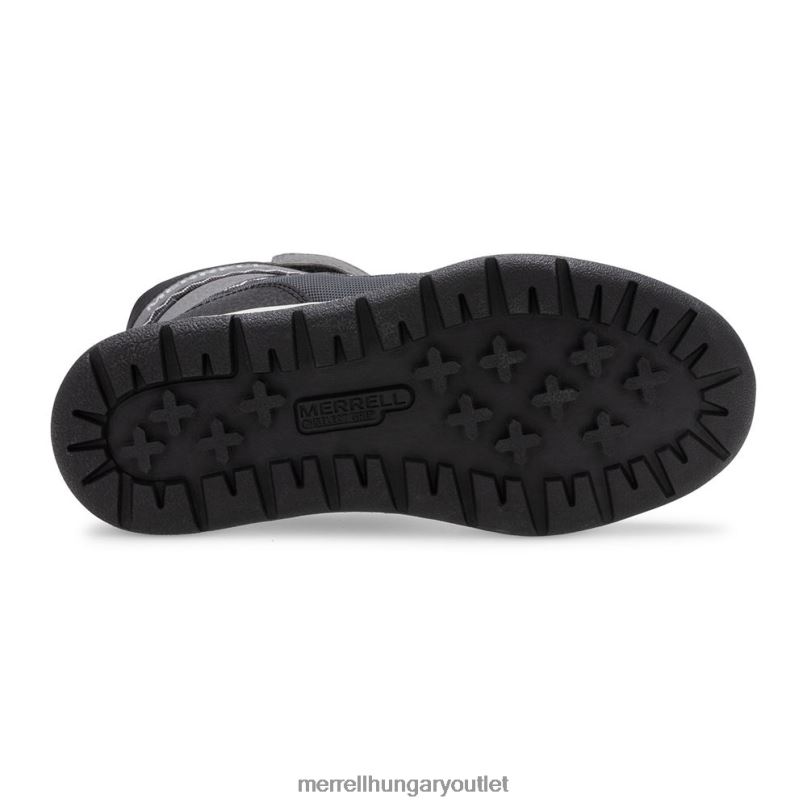 gyerekek Merrell fekete/szürke snow crush 2.0 vízálló bakancs cipő H06N01507