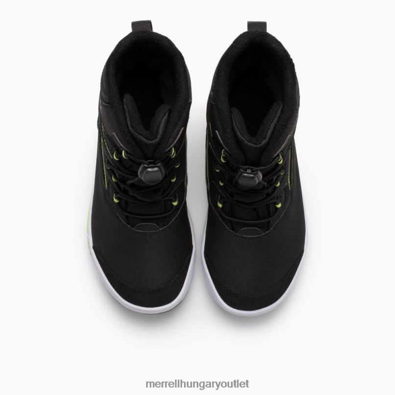 gyerekek Merrell fekete/szürke/zöld hópart 3.0 csomagtartó cipő H06N01480