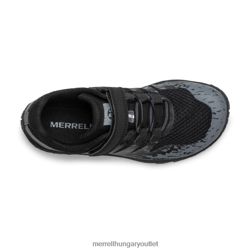 gyerekek Merrell fekete trail kesztyű 5 a/c cipő cipő H06N0798