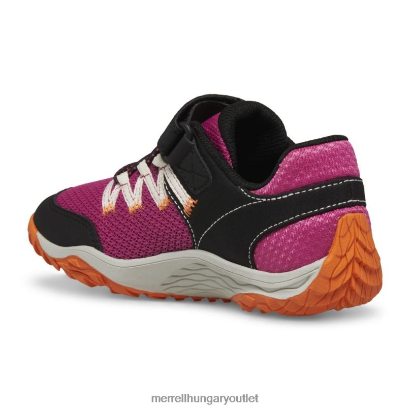 gyerekek Merrell fukszia/fekete trail kesztyű 7 a/c cipő H06N01439
