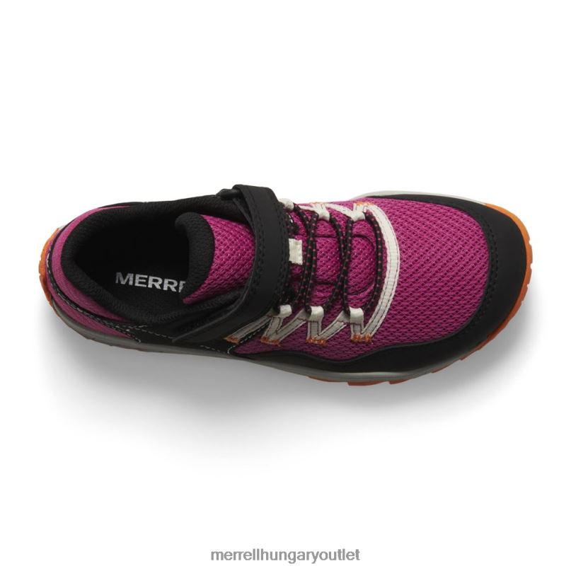 gyerekek Merrell fukszia/fekete trail kesztyű 7 a/c cipő H06N01439