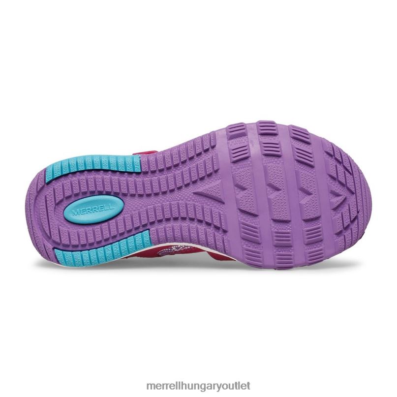 gyerekek Merrell fukszia hydro free roam chroma monarch szandál cipő H06N01504
