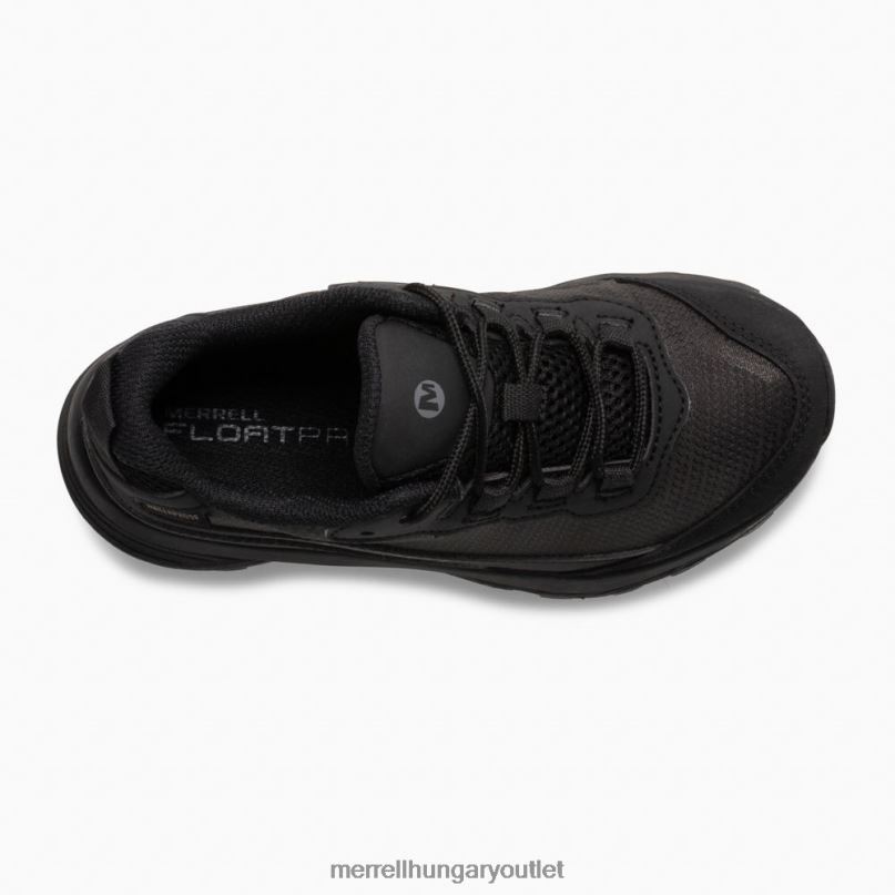gyerekek Merrell hármas fekete moab sebesség alacsony vízálló cipő H06N01377