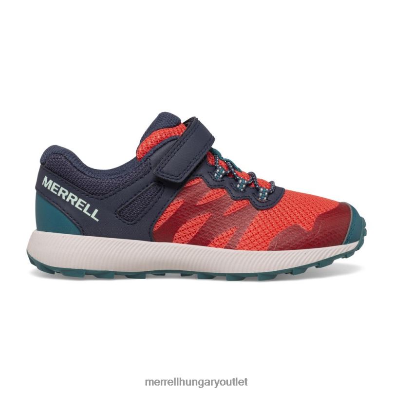 gyerekek Merrell haditengerészet/korall nova 2 tornacipő cipő H06N0786