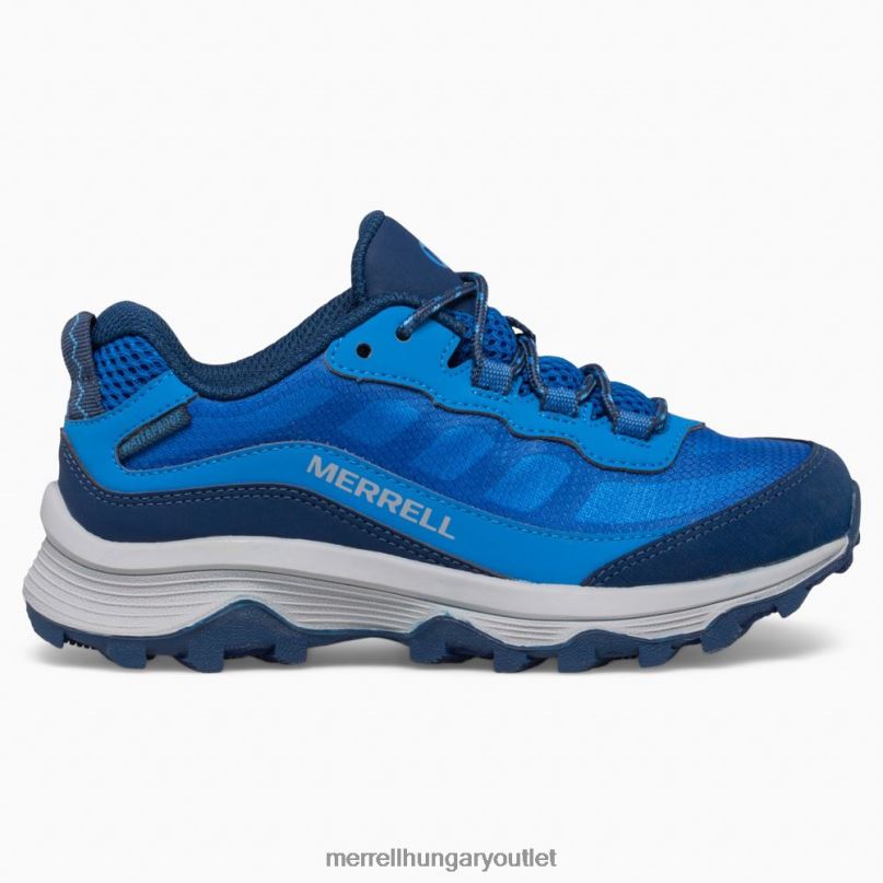 gyerekek Merrell kék moab sebesség alacsony vízálló cipő H06N01374