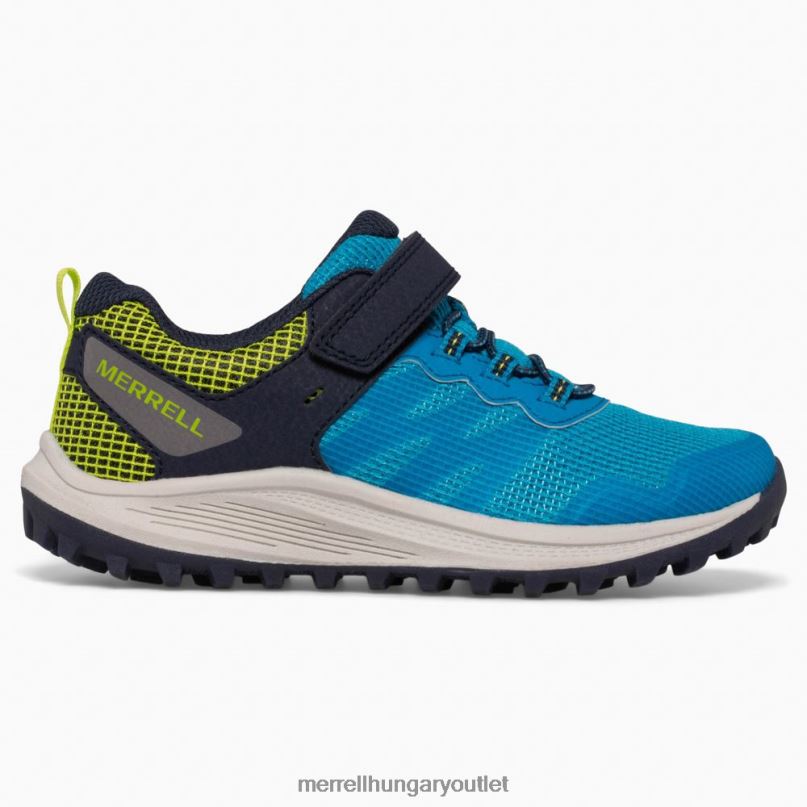 gyerekek Merrell kék nova 3 tornacipő cipő H06N01357