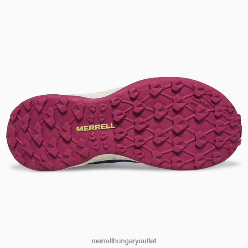 gyerekek Merrell kékeszöld/lime/fuksia moab járat alacsony légkondicionálás cipő H06N01389