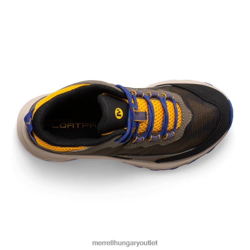 gyerekek Merrell kobalt/arany moab sebesség mid vízálló cipő H06N01381