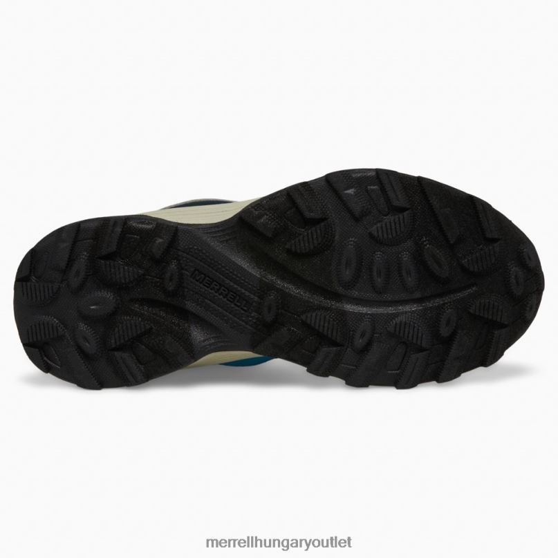 gyerekek Merrell navy/hi viz moab sebesség mid vízálló cipő H06N01380
