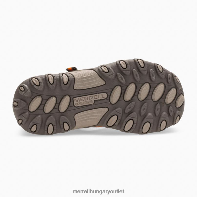 gyerekek Merrell pisztolyfüst/narancs hydro h2o természetjáró szandál cipő H06N01411