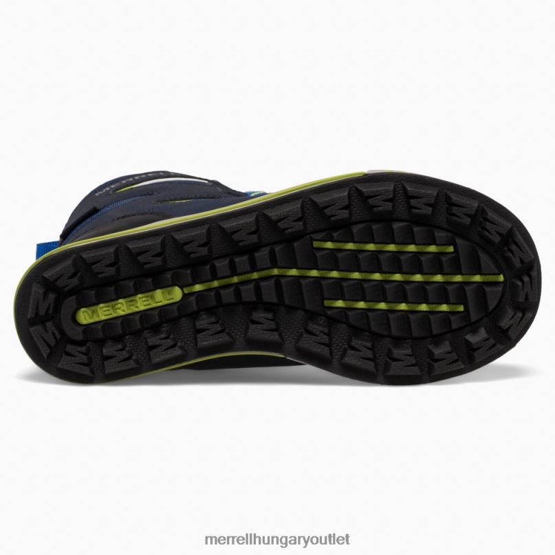 gyerekek Merrell sötétkék/citron hópart 3.0 csomagtartó cipő H06N01479