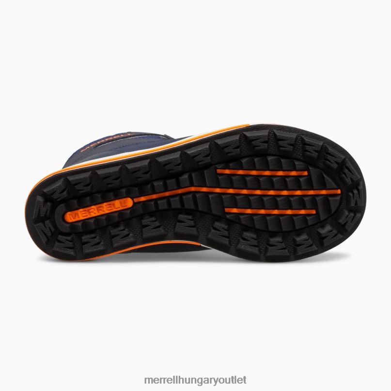 gyerekek Merrell sötétkék/kobalt/narancs hópart 3.0 csomagtartó cipő H06N01482