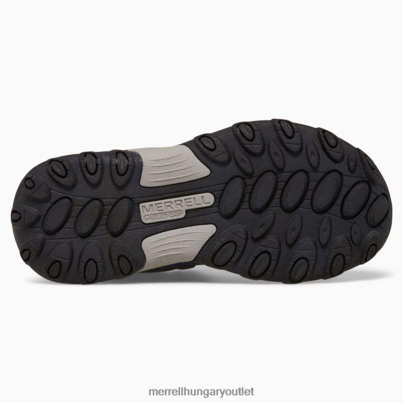 gyerekek Merrell sötétkék/mész outback mid 2 boot cipő H06N01453