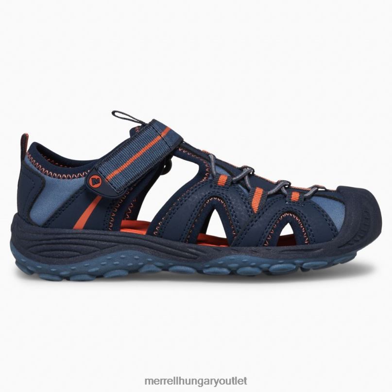 gyerekek Merrell sötétkék/narancs hydro 2 szandál cipő H06N01474