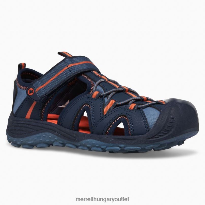 gyerekek Merrell sötétkék/narancs hydro 2 szandál cipő H06N01474