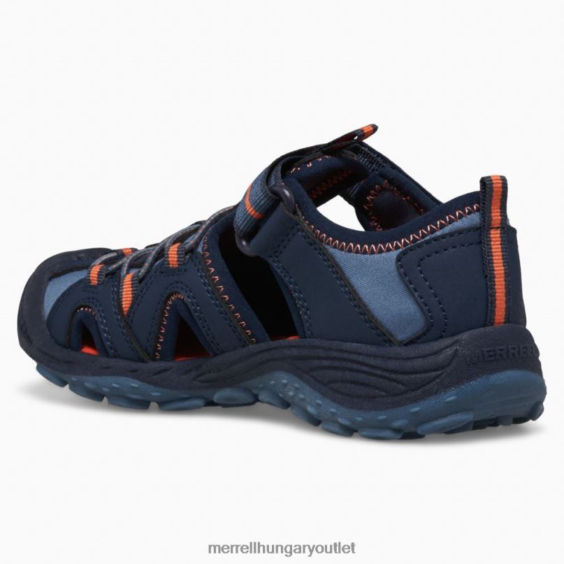 gyerekek Merrell sötétkék/narancs hydro 2 szandál cipő H06N01474