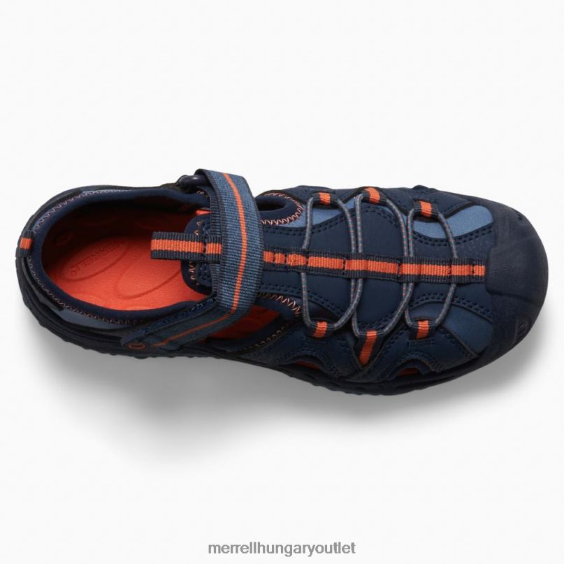 gyerekek Merrell sötétkék/narancs hydro 2 szandál cipő H06N01474